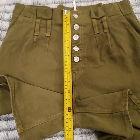 Free People Cindy utility hi-waist shorts size 2 - Picture 12 of 13